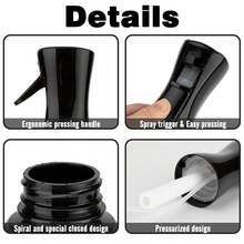 专业8.8英寸尖尾梳（2把装） - 黑色碳纤维和不锈钢尖尾梳，带发夹，女士造型专用