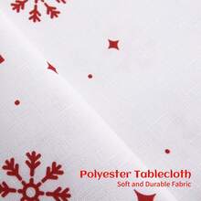 Tablecloths - White Snowflake 140x275cm - View 5
