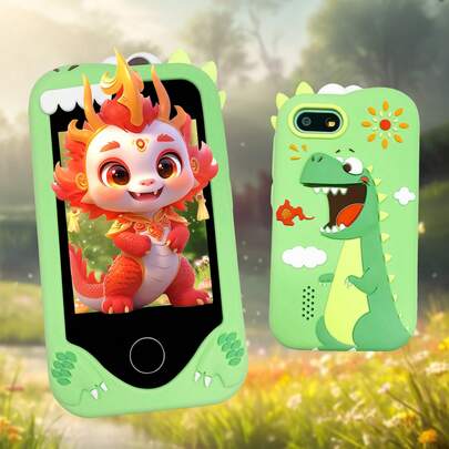 2.8" HD Touchscreen Kids Smartphone Toy, 1080P Dual Camera, Educational & Fun Games, Perfect Christmas, Birthday, Halloween, Thanksgiving, Back To School Gift For 3-12 Year Old Boys & Girls (Includes 32GB SD Card)