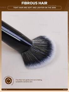 1 cọ trang điểm hai đầu, cọ trang điểm đa năng phù hợp dùng cho kem nền, che khuyết điểm, phấn bắt sáng, phấn má hồng, v.v. Bộ cọ trang điểm mùa lễ hội. Bộ gồm kích thước nhỏ và lớn. Bộ cọ trang điểm, quà tặng. - gừng - Xem 5