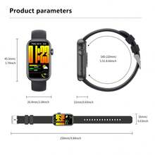Montre connectée mode LIGE pour femmes, bracelet en silicone, plus de 100 modes d'entraînement, écran 1,47 pouces, notifications météo, cadrans personnalisables, suivi d'activité - 1 Set - Voir 7