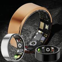 NEXUS Smart Ring For Women & Men, Health Monitoring Ring With Heart Rate, Blood Oxygen,Blood Pressure, IP68 Waterproof Fitness Ring, Sleep Monitoring For IPhone And Android, No APP Fee,Ideal For Sleep/Travel/ Outdoor,Birthday/ Anniversary /Couple Gift,Free Shipping - Silver - View 4