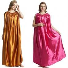 Gown, Spa Fumigation Bath Robe, Sauna Steam Home Fumigation Bathrobe, Sleeveless Sweat Steamer Cape red - inicial - Ver 10