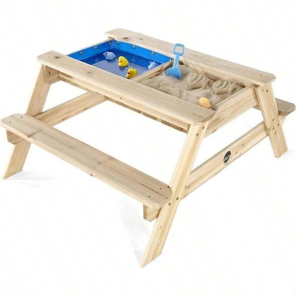 Surfside Wooden Sand And Picnic Table