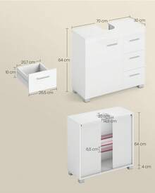 Under Sink Organizers - Blanco - Ver 10