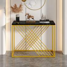 Dining Tables - Black+Gold - View 7