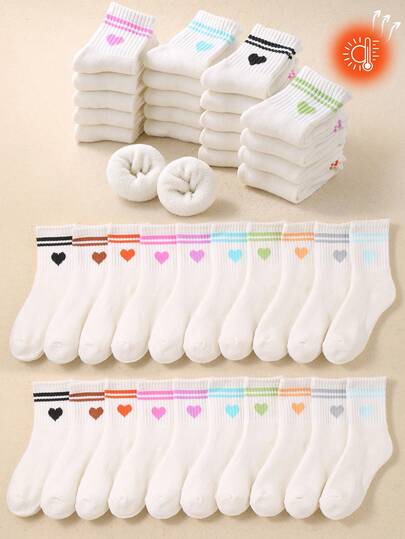 10双平行杆，儿童高弹力毛圈袜，秋冬保暖儿童袜，男女童均适用