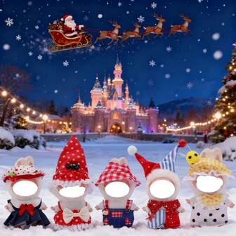 第四代娃娃服装，适合10厘米娃娃，可爱服饰，圣诞礼物，生日礼物（不含娃娃）