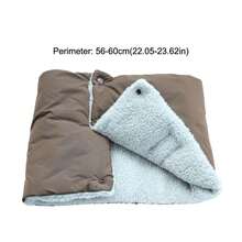 时尚加厚羽绒棉保暖围脖，男女户外保暖防寒领巾，多功能颈套