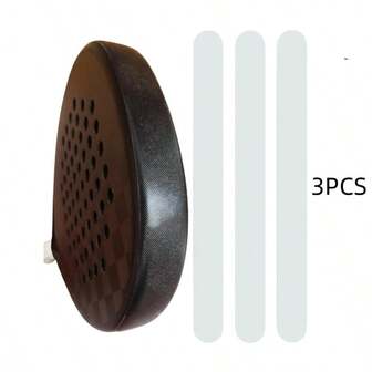 3PCS Tennis Racket Protector Tape Rough Surface Micro Grid Lightweight Frame Tape Edge Protector Durable Easy To Replace Padel Tennis Accessories