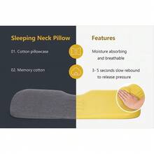 Orthopedic Cervical Viscoelastic Pillow – 12x65x23cm / Ergonomic And Anti-Stress Support - D.K.L - Ngẫu nhiên - Xem 6