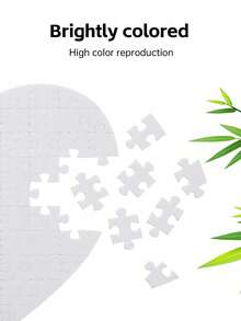 Puzzle w kształcie serca, 75/80 elementów, gra logiczna, spersonalizowana układanka, prezent dla męża/żony, prezent na walentynki, prezent dla niego/niej, odpowiednie dla dorosłych, rodzin, par, spersonalizowany prezent, spersonalizowana układanka ze zdjęciem, prezent dla niego/niej, rodziny, przyjaciół - Biały - Zobacz 3