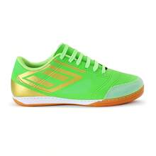 Men's Pro 5 Bump Club Indoor Futsal Shoes, Plain, Stitched, Reinforced, Non-Slip - 綠色 - 查看 1