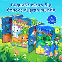 Spanish Cardboard Picture Storybook Animal/Insect Education Preschool Learning Book Inspires Cognitive Interest - Multicolor - View 5