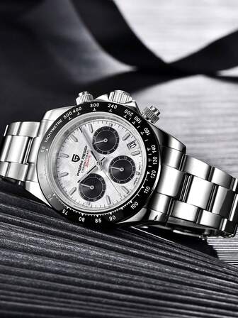  PAGANI DESIGN Classic Chronograph Japan VK63 Quartz Watch Men Stainless Steel Waterproof Business Sports Men Watch Gift For Boyfriend PD-1644