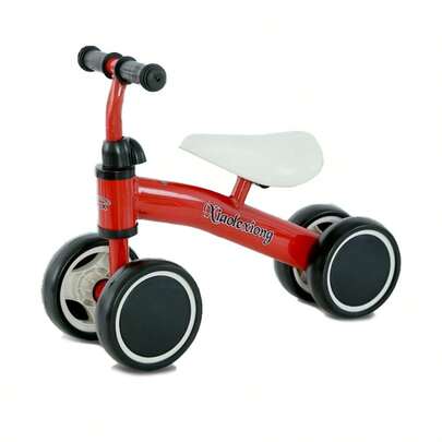 Bicicleta equilibrada para niños, bicicleta giratoria, juguete de bicicleta para niños de 10 a 36 meses años, aprendizaje y ejercicio, ideal para exteriores, regalo de primer cumpleaños.