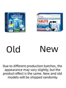 Jue Fish Limescale Cleaning Effervescent Tablets, Stainless Steel Pot & Kettle Descaling & Cleaning Lemon Tablets - Multicolor - View 12