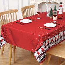 Tablecloths - ขอบต้นไม้พื้นหลังสีแดง140x275ซม. - ดู 5