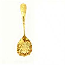 ملعقتان ذهبيتان لتقديم طعام رمضان، ملعقة تقديم من الفولاذ المقاوم للصدأ سميكة، ملعقة خلط، ملعقة أرز، ملعقة شوربة، استخدام المنزل/المطعم/فندق الحفلات