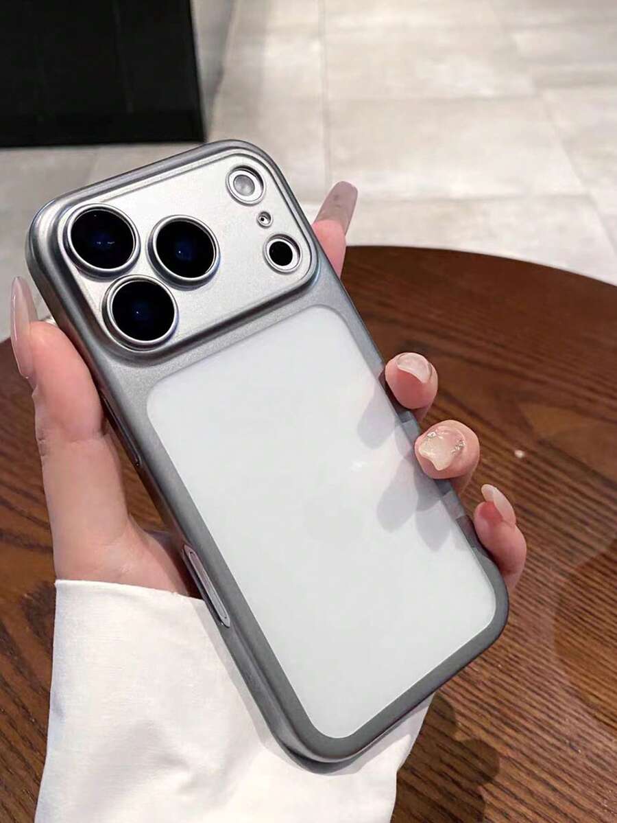 17 Pro Max Case, Slim Transparent Matte Hard Protective Cover With Camera Lens Protection Compatible With IPhone 17 Pro, Minimalist Design, Suitable For Men And Women - Grey - View 1