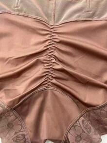 Pantalones moldeadores de cintura alta, control de abdomen y levantamiento de glúteos, moldeado corporal - Rosa Oxidada - Ver 2