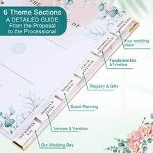 Custom Wedding Guestbook, Wedding Planner, Wedding Diary, Engagement Gift