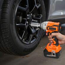 Cordless Impact Wrench, 280 Ft-Lbs / 380 N.M High Torque, 3/8 Inch, 20V Electric Impact Wrench With Brushless Motor, 4Ah Battery, Charger, 5 Sockets And Belt Clip, For Car Tire Truck DIY - 3/8 Inch 1*4Ah - View 9