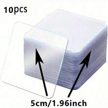 10/30/50/100 片超强双面透明胶带 - 高品质,无需钻孔或钉子,适用于塑料、玻璃、金属、石材、干墙等表面 - 無色 - 查看 22