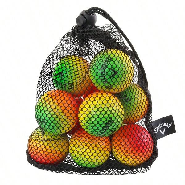 Soft Flight Hex Pattern Practice Golf Ball, Multicolor (Pack Of 9)