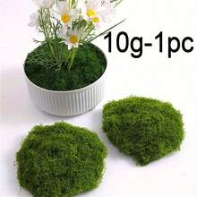 100g/300g Artificial Natural Grass Turf, Artificial Moss Carpet, Suitable For Landscape Design, Plant Cultivation, Floral Window Sill Decor - Multicolor - View 14