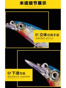 QXO Fishing Wobblers Lure For Fishing Minnow 11cm 14g All Goods For Fish Lures Artificial Bait Pencil Feeder Luminous Fishing - Multicolor - View 8