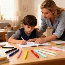 10/20/30 Piece Colored Ballpoint Pen Set - Black Ink With Multiple Color Pen Bodies, Used For Classroom Rewards And Party Gift Pens, Macron Colored Writing Stationery, Perfect Student Rewards And Treasure Chests Filled With Prize Boxes, Fun Writing Stationery, Christmas Gifts - Multicolor - View 2