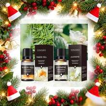 香薰精油套装，水溶性香薰精油，10毫升精油，17种香型，适用于卧室、客厅、香薰蜡烛、扩香器、加湿器，情人节礼物