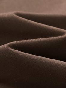 Tween Boys Casual Simple Cool Musical Design Earphone Print Round Neck Long Sleeve Sweatshirt Autumn And Winter Kids Clothes Boys - Brown - View 5