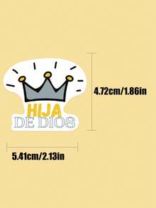 50pcs Spanish Bible Stickers Graffiti Decorative Patterns Non Repeatable One Time Use Suitable For Pocket Books Desks Pencil Pouches Office Chairs Bookshelves Office Supplies & Accessories Water Bottle Decorative Stickers Easy Peel & Stick Great For Winter And New Year!