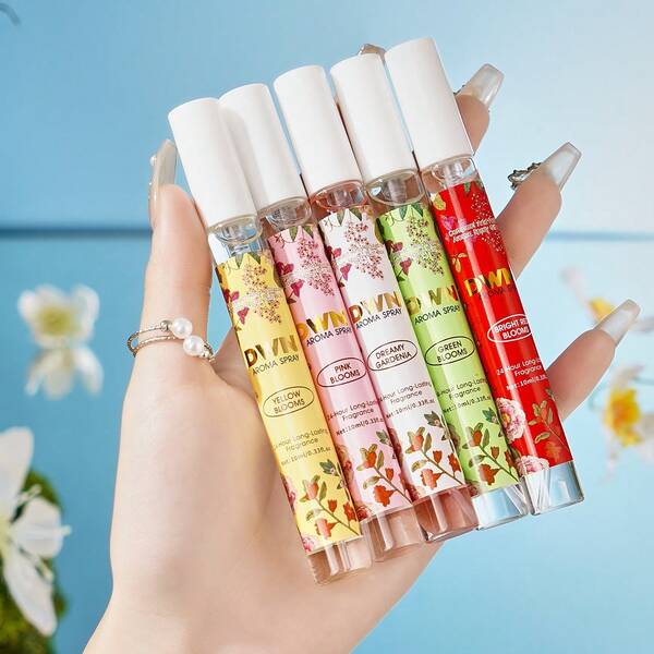 A Set Of 5pcs Air Refreshing Spray, Air Freshener Spray, And Various Natural Flower Scents Can Remove Odor, Deodorize In Summer, And Leave Lasting Fragrance. Suitable For Living Rooms, Bedrooms, Bathrooms, Cars, Valentine's Day, And Birthday Gifts.