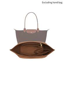 2025 Autumn/Winter New Multi-Functional Handbag Organizer Bag, Handbag Insert Liner, Organizer Bag Liner, Multi-Pocket Design, Multi-Layer Storage, Felt Material, Zipper Design, Anti-Theft, Privacy Protection - Multicolor - View 13