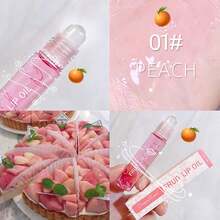 6pc Roll On Lip Gloss Set Moisturizing Lip Oil, No-Sticky Lip Gloss Lip Balm, Fruit Flavoured Lip Oil For Dry Lips - 多色 - 查看 6