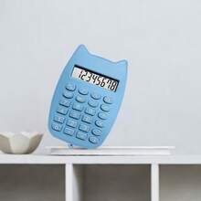 4pcs Cute Candy Color Mini Handheld Calculator | Compact Size For Easy Storage, Dual-Use As Calculator & Small Computer, Suitable For Daily Calculation & Temporary Office Work - Multicolor - View 6