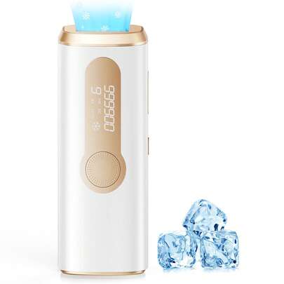 The JOOYEE Epilator Is Easy To Use And Impresses With Its High-Quality White Color. It Features 999,900 Pulses And 9 Energy Levels For Effective Results. The 3-In-1 Epilator Is Suitable For Men And Women On The Face, Legs, Arms, And Body, Can Be Used At Home, And Makes The Perfect Gift.