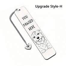 1 Stück, charmleser Katzenbuchzeichen aus Edelstahl - das perfekte Geschenk für Katzen- und Buchliebhaber, geeignet für Lesefreunde und die Frauenabteilung, Schulmaterial, Rückkehr zur Schule - Silber - Übersicht 15