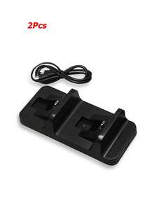 Wireless Controller Charging Dock, Dual Charger For Slim/ Pro, Black - Black - View 7