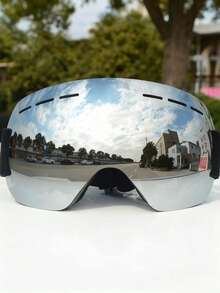 Ski Goggles, Anti Fog And Windproof Large Spherical Glasses, Men's And Women's Adult Mountaineering Snow Goggles - Multicolor - View 9