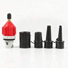 Universal Air Valve Converter - 1pc Inflation Adapter - Durable Plastic Body, Surfboard Kayak Inflatable Boat Pump Nozzle Accessory, Beach Essentials, Beach Accessories, Pool Float