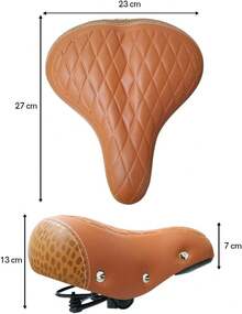 ALTREGO Asiento Bicicleta de Montaña Ultra Cómodo y Ancho, Incluye Broche - Negro - Ver 11