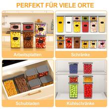 Storage Container Sets - 26 parçalı gri set - Görünüm 11