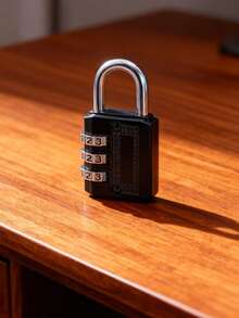 Zinc Alloy Combination Padlock, High Quality Combination Padlock, Suitable For Any Place Such As Home, Gym, Etc. - Black - View 3
