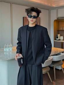 Men Suits - Black - View 1