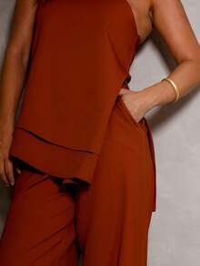EMILI TAILORING SUIT - 鏽棕色 - 查看 3