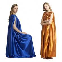 Gown, Spa Fumigation Bath Robe, Sauna Steam Home Fumigation Bathrobe, Sleeveless Sweat Steamer Cape red - inicial - Ver 9